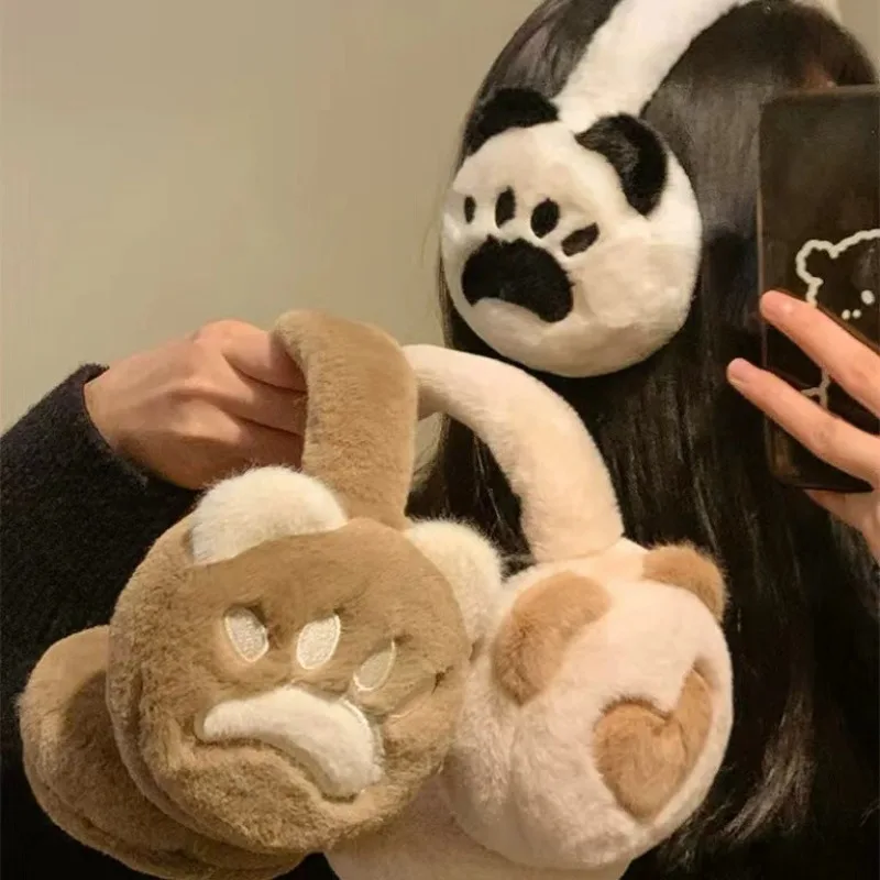 Bear Paw Heart Shape Earmuffs Winter Fashion Windproof Plush Woman Girl Ear Muffs Outdoor Warm Clothing Accessories
Bear Paw Heart Shape Earmuffs Winter Fashion Windproof Plush Woman Girl Ear Muffs Outdoor Warm Clothing Accessories
