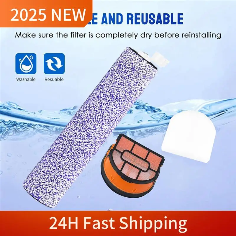 2025 Trend Replacement Roller Brush & Foam Filters Kit For Shark WD101,AW302,WD201 Hydrovac 3-In-1 Vacuum Cleaner Accessories
2025 Trend Replacement Roller Brush & Foam Filters Kit For Shark WD101,AW302,WD201 Hydrovac 3-In-1 Vacuum Cleaner Accessories