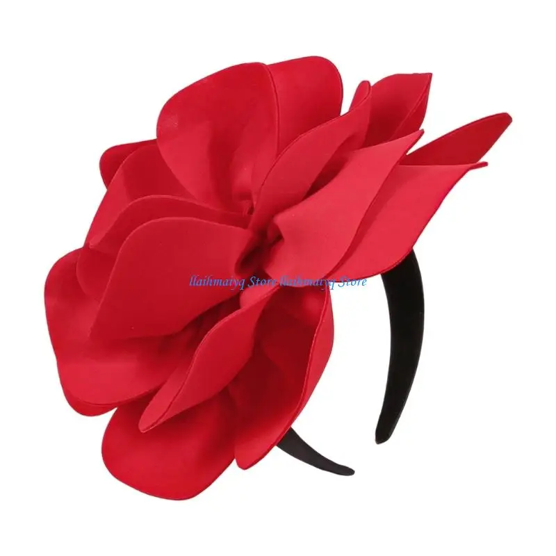 573B Soft Cloth Floral Headpiece Women's Comfortable Hairband for Stage Shows Theatrical Event Bold Hair Ornament
573B Soft Cloth Floral Headpiece Women's Comfortable Hairband for Stage Shows Theatrical Event Bold Hair Ornament