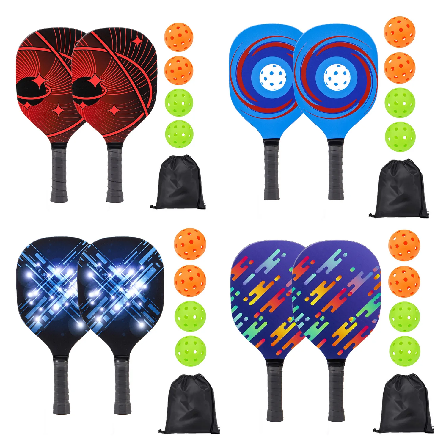 UV Printed Yang Wood Beach uttleco Raet Set with Storage Bag Cross-Border Best-Selling Sports Fitn Fans Supplies
UV Printed Yang Wood Beach uttleco Raet Set with Storage Bag Cross-Border Best-Selling Sports Fitn Fans Supplies