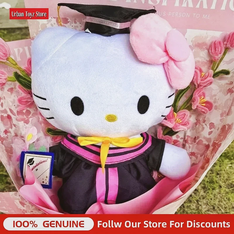 New Graduation Plush Doll 35cm Hello Kitty Cinnamoroll Kuromi Soft Stuffed Toy Kawaii Anime Plushies Gift For Woman & Fans
New Graduation Plush Doll 35cm Hello Kitty Cinnamoroll Kuromi Soft Stuffed Toy Kawaii Anime Plushies Gift For Woman & Fans