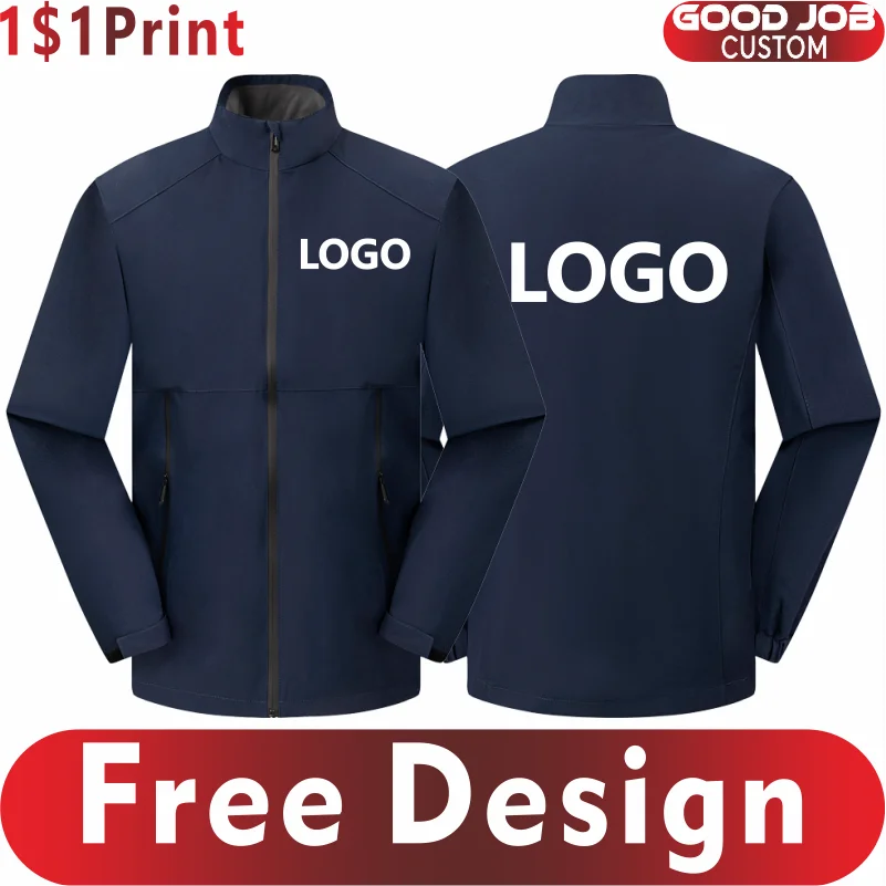 Outdoor Waterproof Men Women Stand Collar Jacket Custom Logo Anti-static Coat Print Company Design Casual Sweatshirt Embroidery
Outdoor Waterproof Men Women Stand Collar Jacket Custom Logo Anti-static Coat Print Company Design Casual Sweatshirt Embroidery