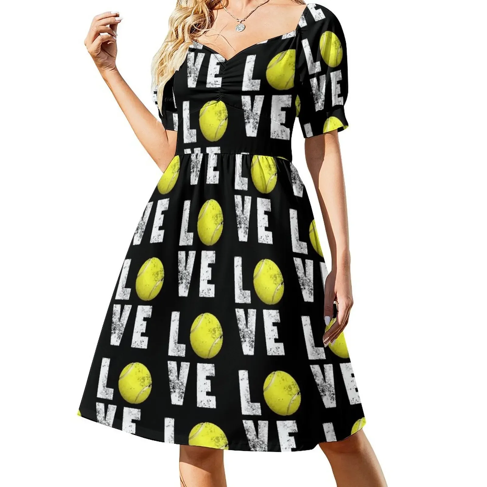 Love Tennis Ball design Ideal Boys Gift For Tennis Players Short-Sleeved Dress Bride dresses fairy dress
Love Tennis Ball design Ideal Boys Gift For Tennis Players Short-Sleeved Dress Bride dresses fairy dress