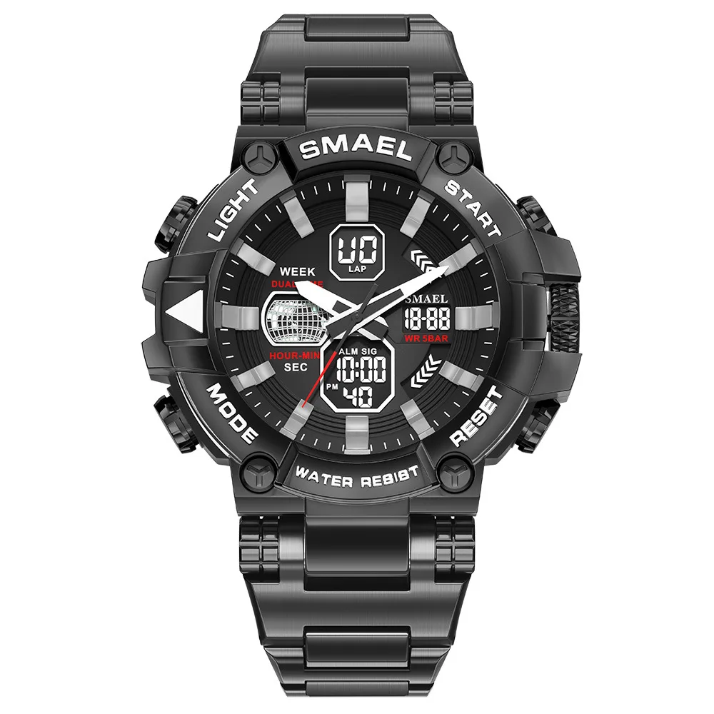 SMAEL-Montre-браслет À Quartz Num Bosna Pour Homme, Affichage Des Tour avea, Montres De Sport Pour Homme, Tout Acier 
SMAEL-Montre-браслет À Quartz Num Bosna Pour Homme, Affichage Des Tour avea, Montres De Sport Pour Homme, Tout Acier