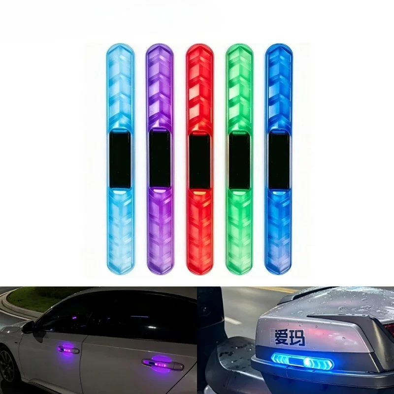 1Pc Solar LED Strobe Flash Light Car Anti-collision Warning Light Motorcycle Decorative Lamp Door Handle Anti-scratch Protector
1Pc Solar LED Strobe Flash Light Car Anti-collision Warning Light Motorcycle Decorative Lamp Door Handle Anti-scratch Protector