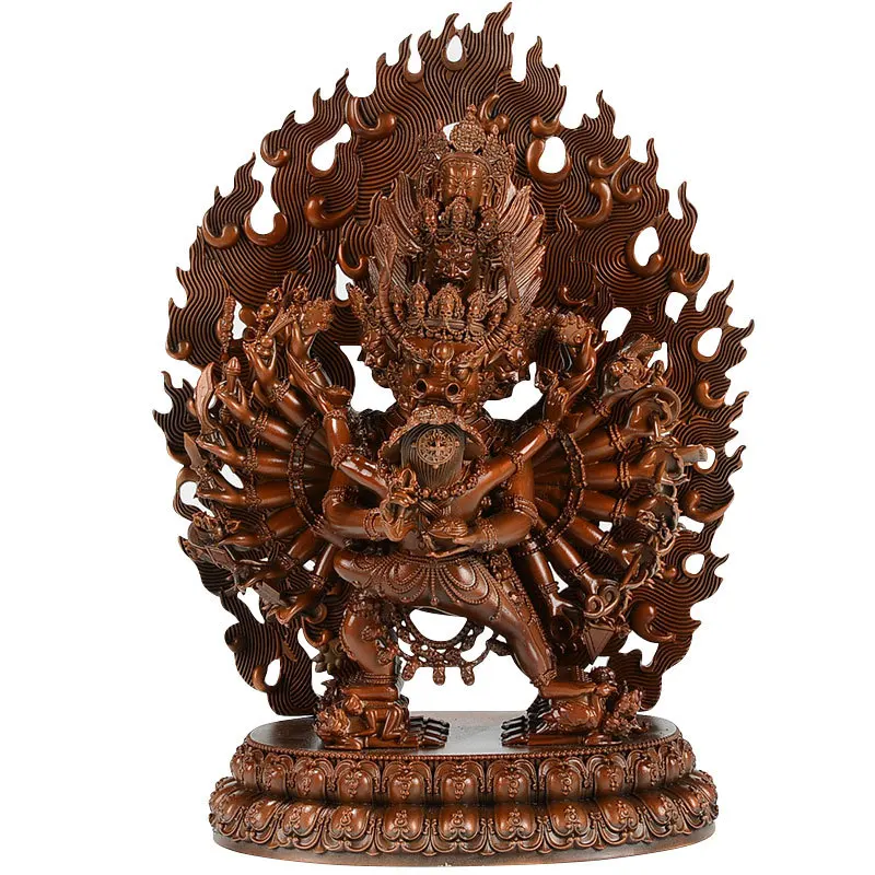 Home auspicious home offering ornament Xizang bronze carving 10 inch Buddha statue
Home auspicious home offering ornament Xizang bronze carving 10 inch Buddha statue
