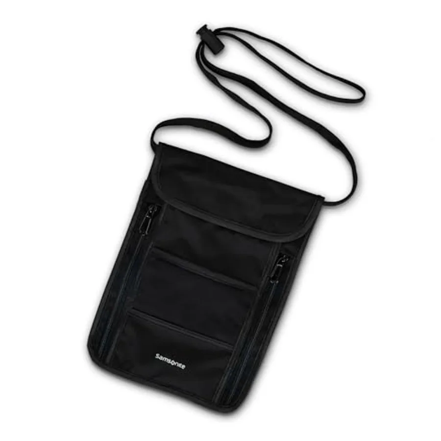 RFID Neck Pouch - Lightweight and Durable Nylon RFID Protection Technology - Blocks RFID Signals Encoded In Passports, IDs and
RFID Neck Pouch - Lightweight and Durable Nylon RFID Protection Technology - Blocks RFID Signals Encoded In Passports, IDs and