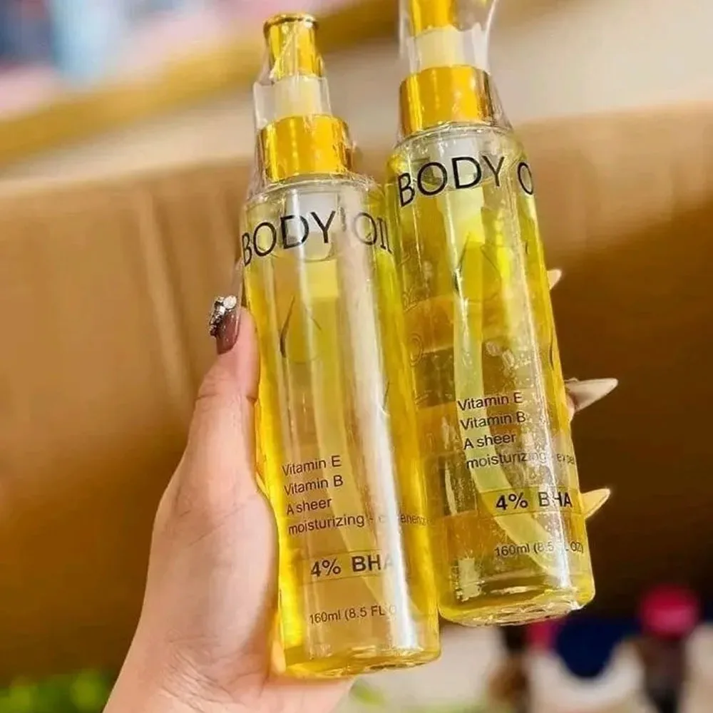 Dầu dưỡng da Body dưỡng ẩm cả ngày giúp làn da sáng khỏe mịn màng Dau duong da body oliu 160ml
Dầu dưỡng da Body dưỡng ẩm cả ngày giúp làn da sáng khỏe mịn màng Dau duong da body oliu 160ml