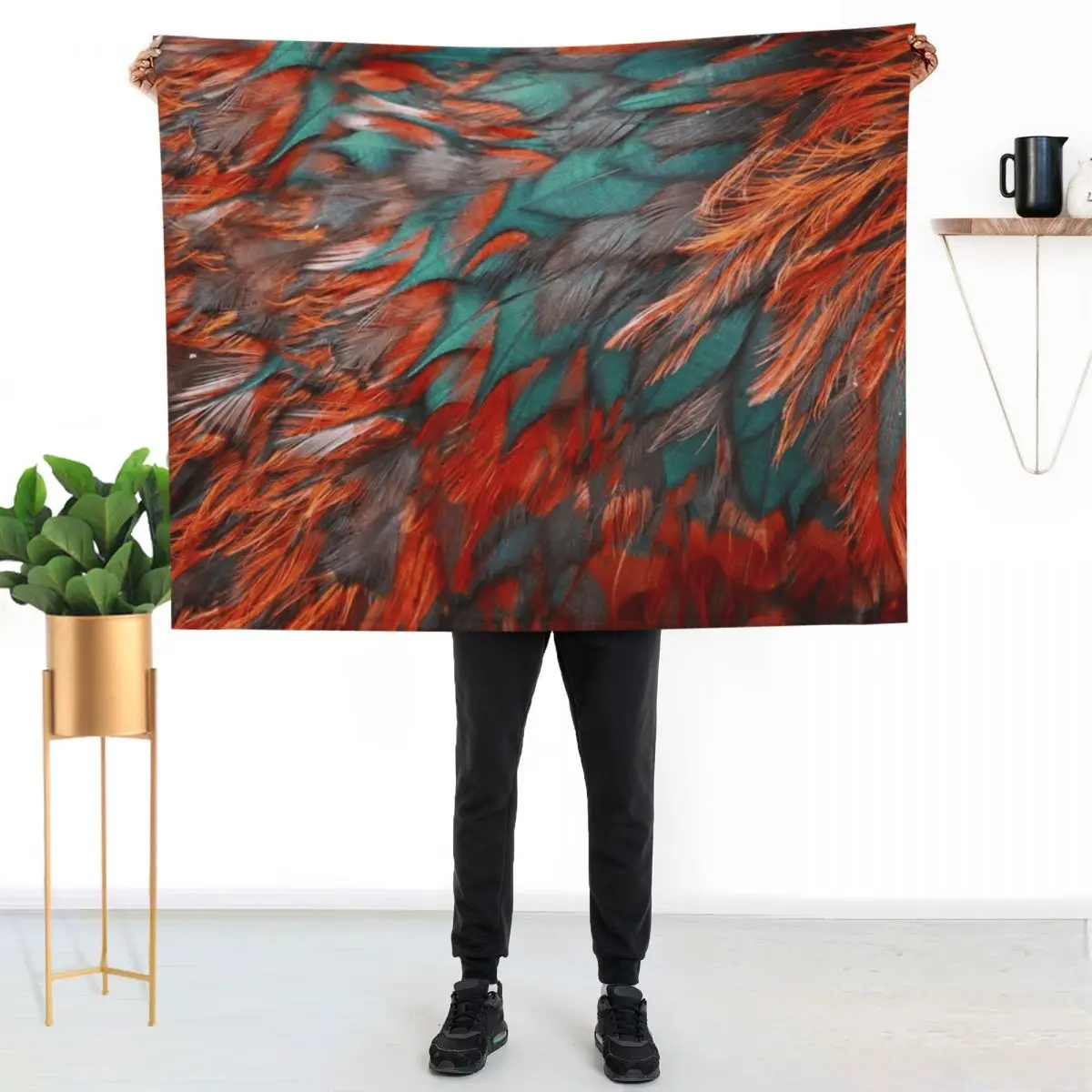 vivid modern Southwest hipster turquoise orange swirls Throw Blanket Warm Flannel Blanket for Couch Chair Bedroom
vivid modern Southwest hipster turquoise orange swirls Throw Blanket Warm Flannel Blanket for Couch Chair Bedroom