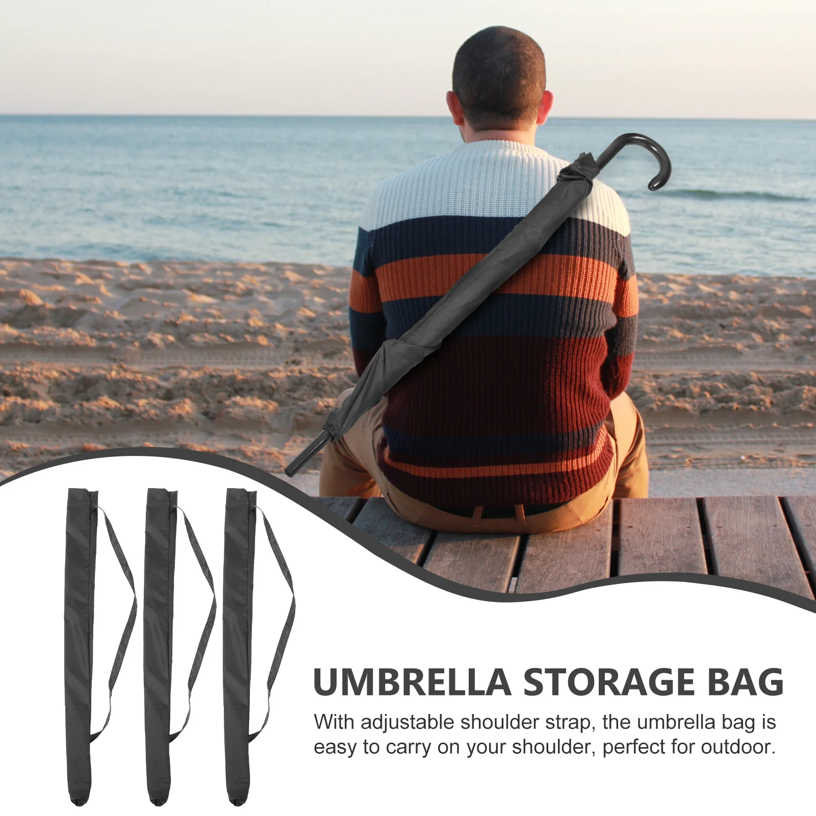 3 Pcs Umbrella Case Sleeves Holder Wet Umbrellas Bag Bags Protective Cover for Inverted
3 Pcs Umbrella Case Sleeves Holder Wet Umbrellas Bag Bags Protective Cover for Inverted