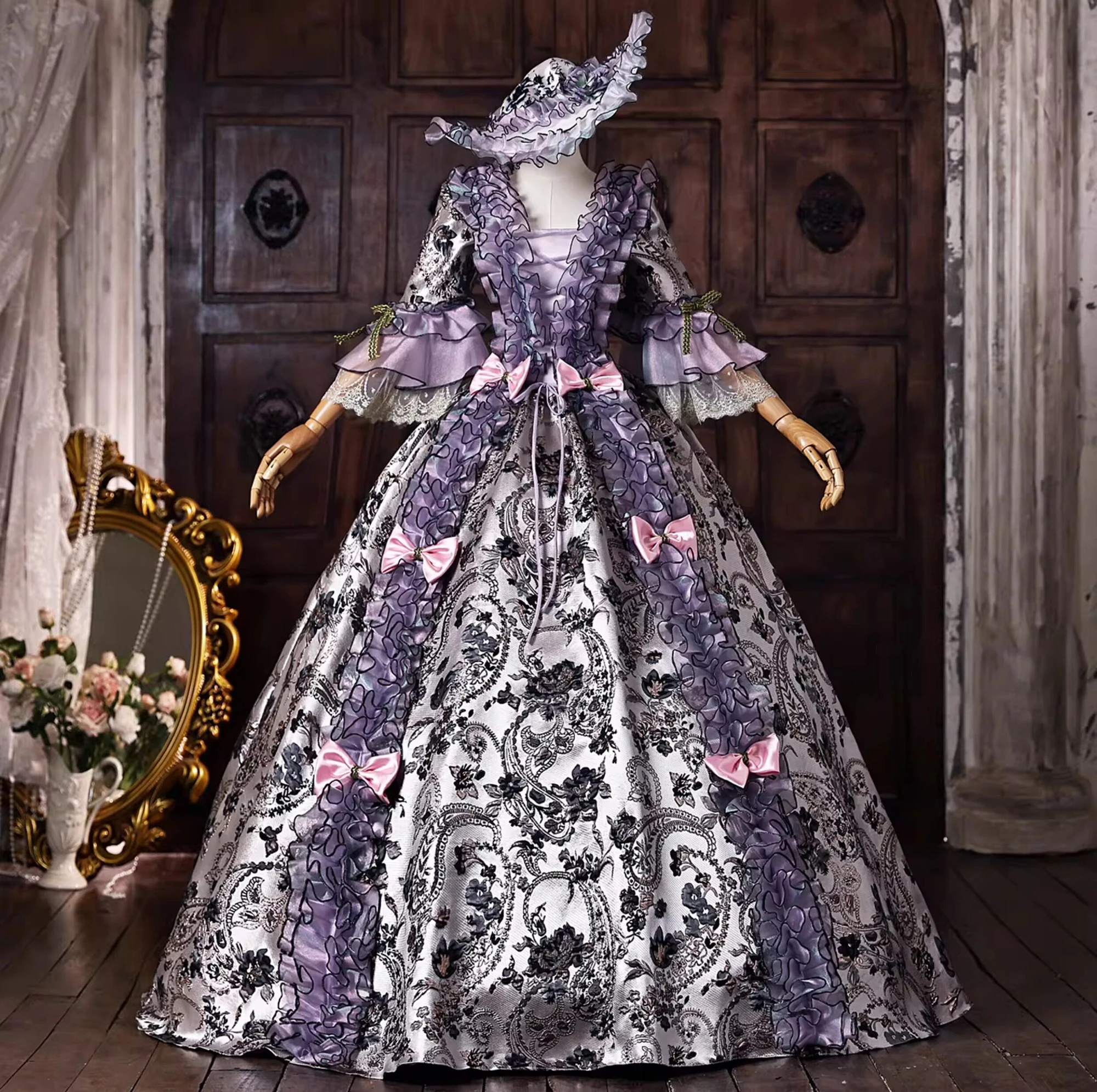 Dresses of Marie Antoinette Ball Gown Adult Victorian Party Dress for women
Dresses of Marie Antoinette Ball Gown Adult Victorian Party Dress for women