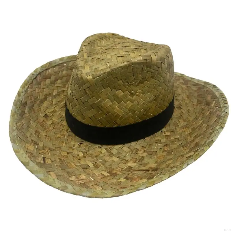 Unisex Western Styles Sun Hat Breathable and Light weight Straw Beach Hat for Garden Parties and Vacations
Unisex Western Styles Sun Hat Breathable and Light weight Straw Beach Hat for Garden Parties and Vacations