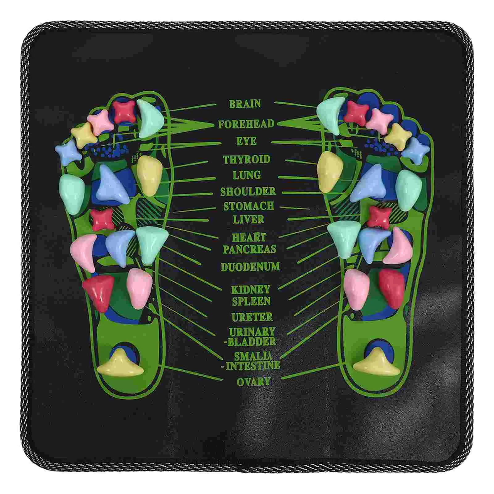 Foot Massage Mat Pad Reflexology Relaxcaudeer Massager Acupuncture Pvc Rock for Feet Fitness
Foot Massage Mat Pad Reflexology Relaxcaudeer Massager Acupuncture Pvc Rock for Feet Fitness