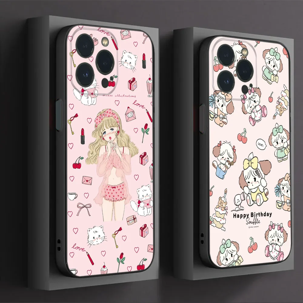 Kawaii Mikko Pink Phone Case For IPhone16 15 14 13 12 Mini 11 Pro XS Max X XR SE5 6 7 8 Plus Soft Silicone Cover
Kawaii Mikko Pink Phone Case For IPhone16 15 14 13 12 Mini 11 Pro XS Max X XR SE5 6 7 8 Plus Soft Silicone Cover