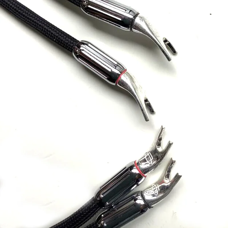 Hifi One pair Kharma Speaker Cable KIC GR 1C Top HIFI loundspeaker cables with spade plug audio AMP CD player Speaker cable
Hifi One pair Kharma Speaker Cable KIC GR 1C Top HIFI loundspeaker cables with spade plug audio AMP CD player Speaker cable