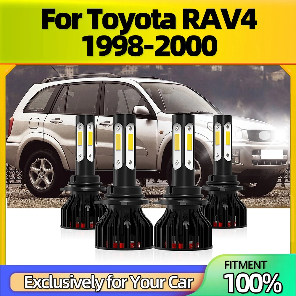 Exterior Car Headlight White 9005 9006 High Low Bulbs 25000LM 6500K 110W 12-24V IP68 Plug-N-Play For Toyota RAV4 1998 1999 2000
Exterior Car Headlight White 9005 9006 High Low Bulbs 25000LM 6500K 110W 12-24V IP68 Plug-N-Play For Toyota RAV4 1998 1999 2000