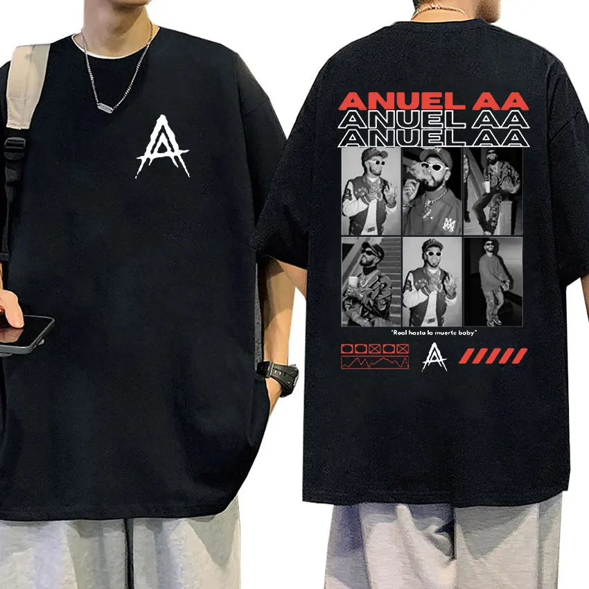 Rapper Anuel AA Tour 2024 Graphic T Shirt Men Women Hip Hop Retro Short Sleeve T-Shirt 100% Cotton Oversized T Shirts Streetwear
Rapper Anuel AA Tour 2024 Graphic T Shirt Men Women Hip Hop Retro Short Sleeve T-Shirt 100% Cotton Oversized T Shirts Streetwear