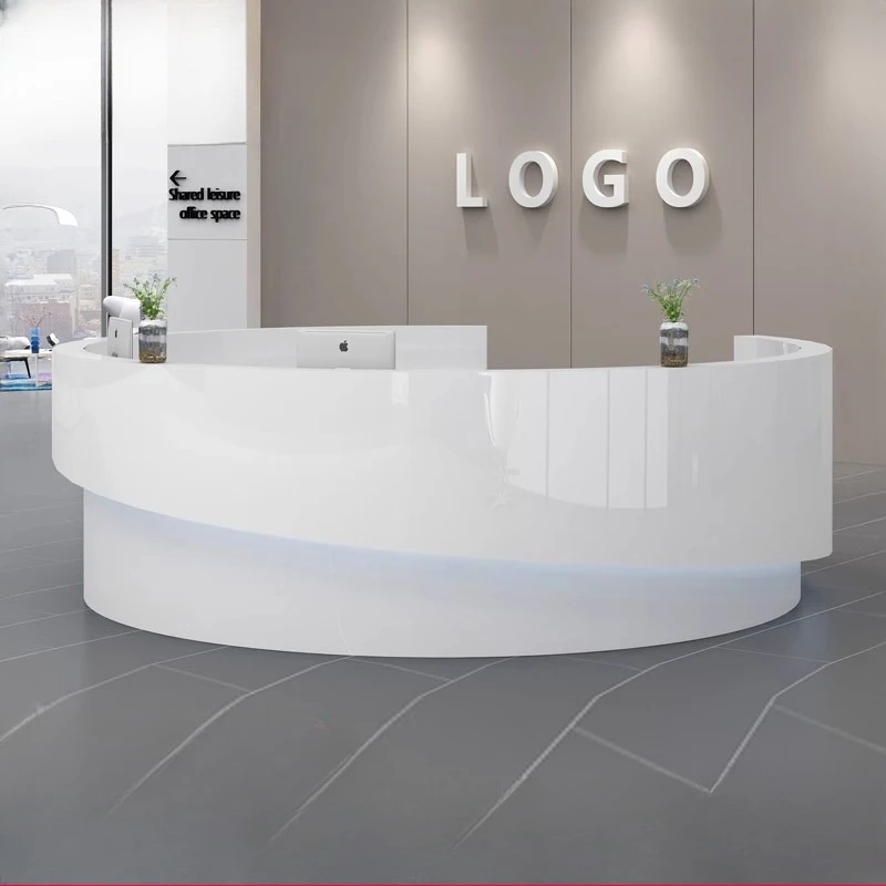 U Shape White Reception Desks Front Desk Luxury Counter Service Reception Desks Business Checkout Scrivania Office Furniture
U Shape White Reception Desks Front Desk Luxury Counter Service Reception Desks Business Checkout Scrivania Office Furniture