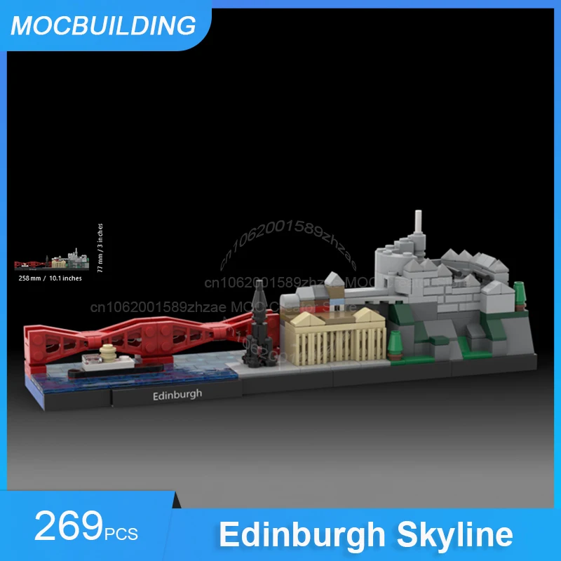 MOC строительные блоки Edinburgh Skyline Architecture модель дисплей DIY сборка кирпичей коллекция креативные рождественские игрушки подарки 269 шт.
MOC строительные блоки Edinburgh Skyline Architecture модель дисплей DIY сборка кирпичей коллекция креативные рождественские игрушки подарки 269 шт.