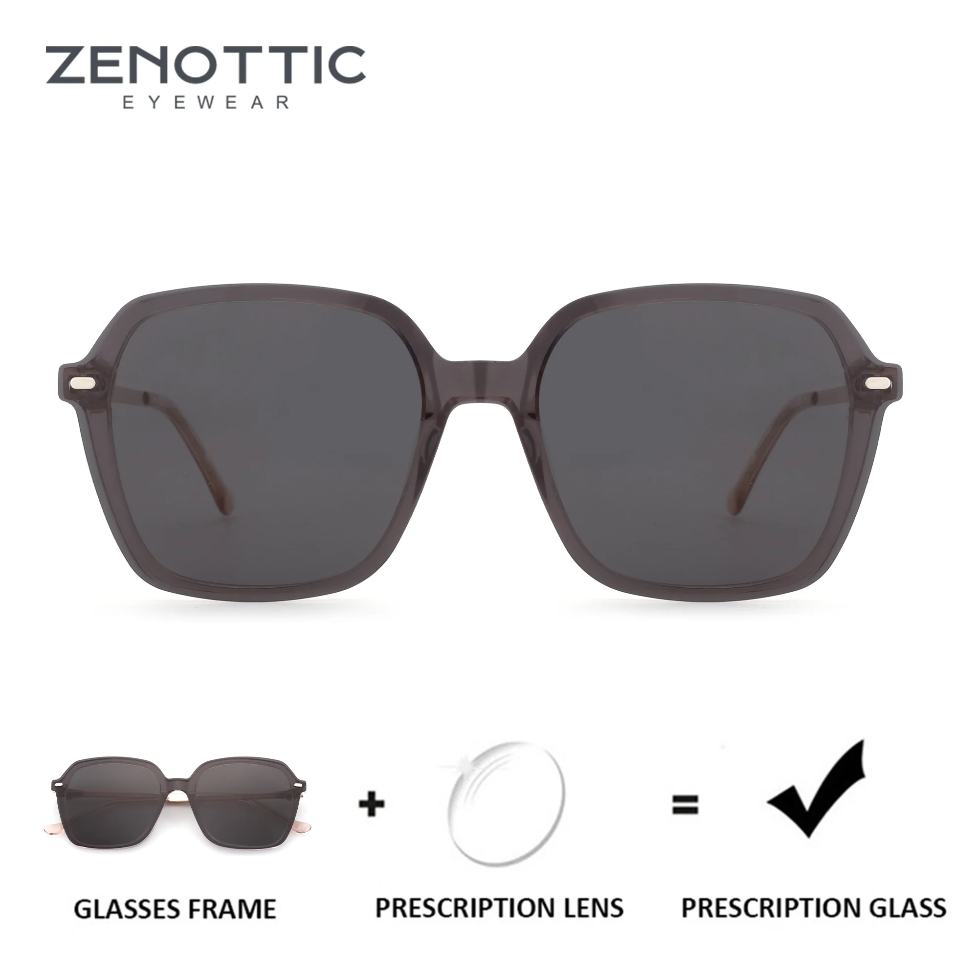 ZENOTTIC(M Size)Magnetic Clip On Prescription Glasses Hexagon Acetate Frame for Women Sun Glasses Attachment Myopia Lenses
ZENOTTIC(M Size)Magnetic Clip On Prescription Glasses Hexagon Acetate Frame for Women Sun Glasses Attachment Myopia Lenses