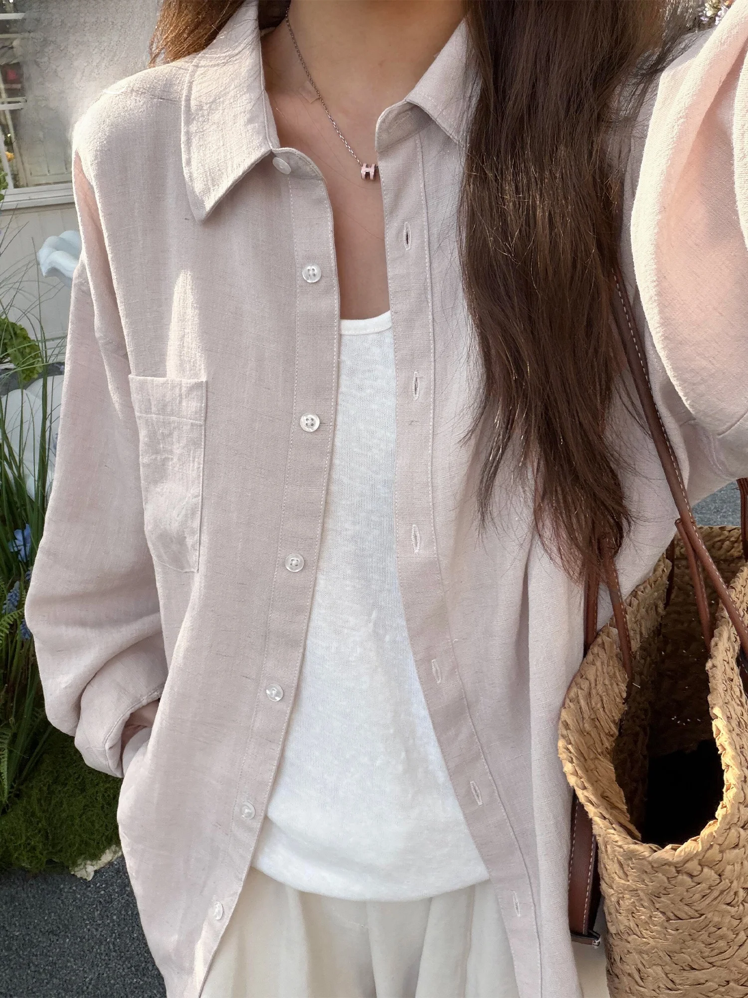Lightweight Long Sleeve Linen Shirt Women Summer Thin New Style Loose Cotton Linen Top Sun Protection Outerwear Lazy Cotton L...
Lightweight Long Sleeve Linen Shirt Women Summer Thin New Style Loose Cotton Linen Top Sun Protection Outerwear Lazy Cotton L...