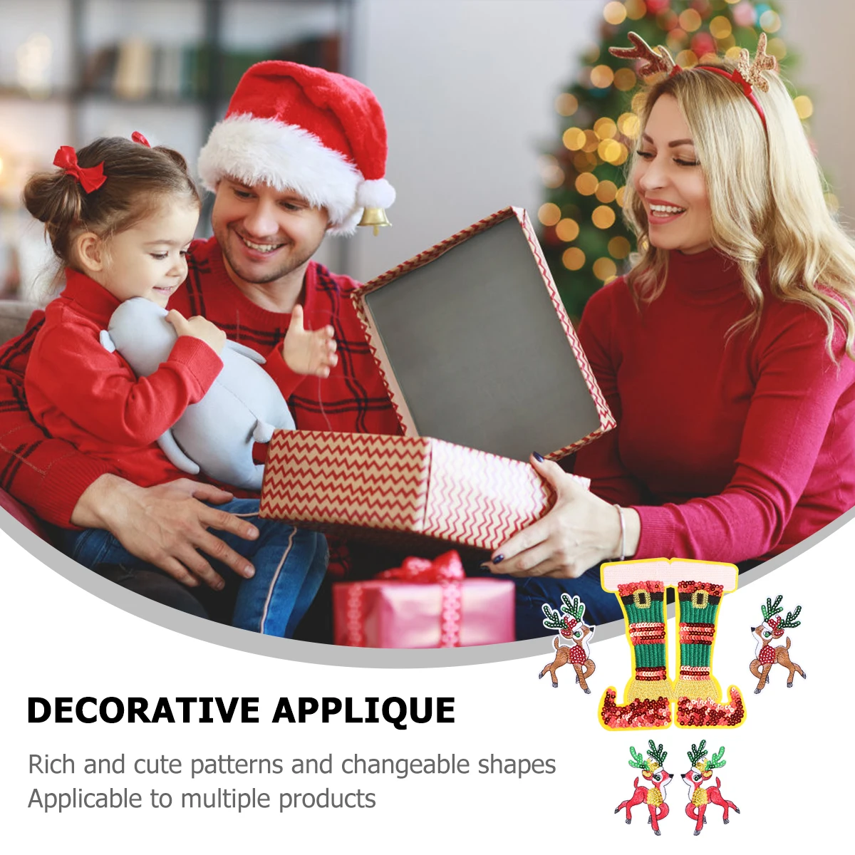 5pcs Christmas Fabric Patches for Clothing Decoration Gifts Rucksack Backpack High Quality Embroidered Deer Appliques Safe
5pcs Christmas Fabric Patches for Clothing Decoration Gifts Rucksack Backpack High Quality Embroidered Deer Appliques Safe