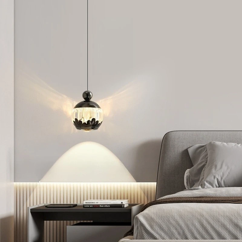 Black Gold LED Bedside Pendant Light Home Decorative Hanging Lamp for Bedroom And Living Room Modern Minimalist Style
Black Gold LED Bedside Pendant Light Home Decorative Hanging Lamp for Bedroom And Living Room Modern Minimalist Style
