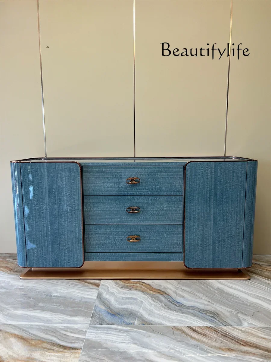 X40 Italian Light Luxury Solid Wood Sideboard Post-Modern Minimalist Living Room Entrance Cabinet TV Bench For Bedroom
X40 Italian Light Luxury Solid Wood Sideboard Post-Modern Minimalist Living Room Entrance Cabinet TV Bench For Bedroom