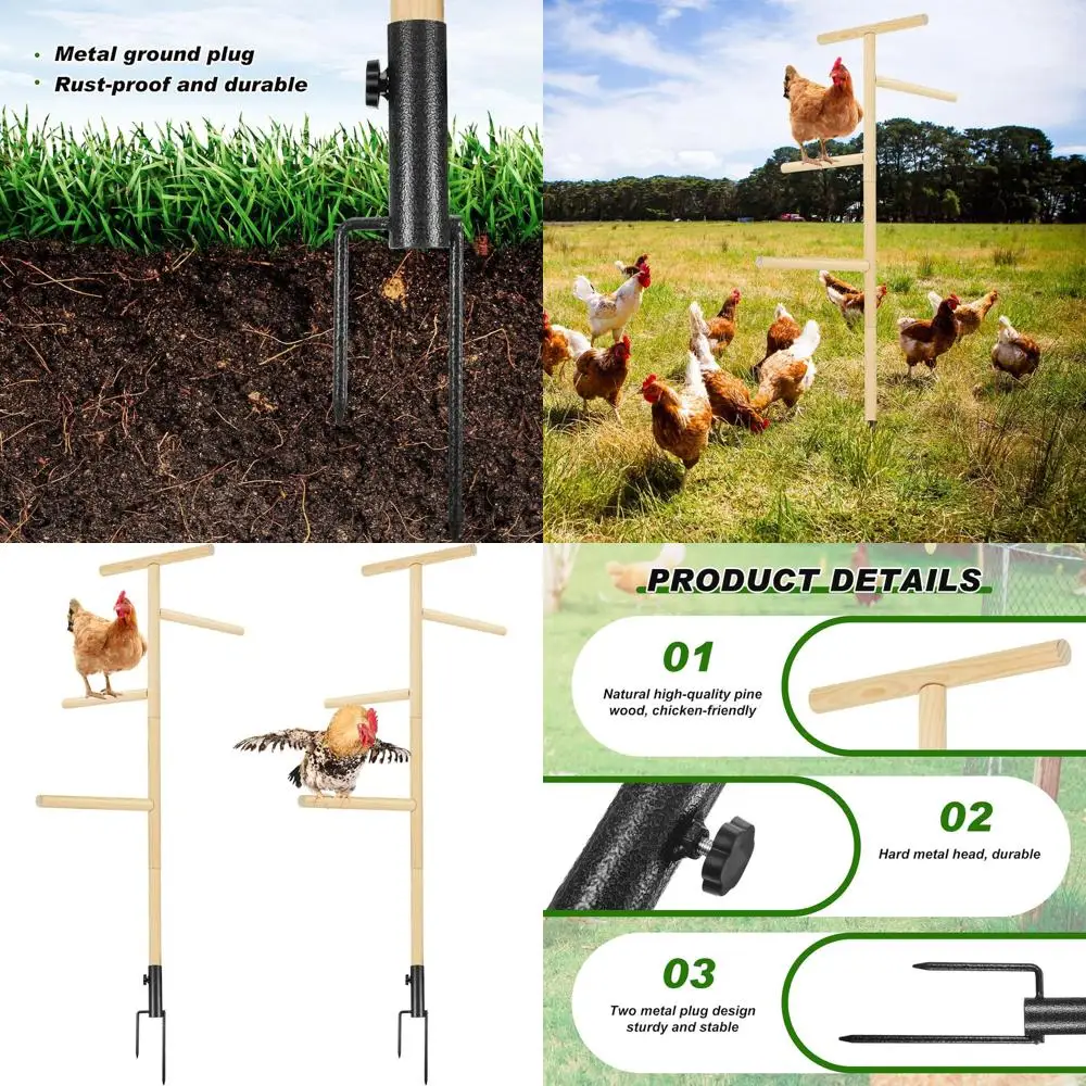 2 шт. 57-дюймовая очень большая игрушка для куриного окуня для курятника, деревянная подставка для цыплят с прочным стержнем для жарения, игрушки для обогащения курицы для
2 шт. 57-дюймовая очень большая игрушка для куриного окуня для курятника, деревянная подставка для цыплят с прочным стержнем для жарения, игрушки для обогащения курицы для