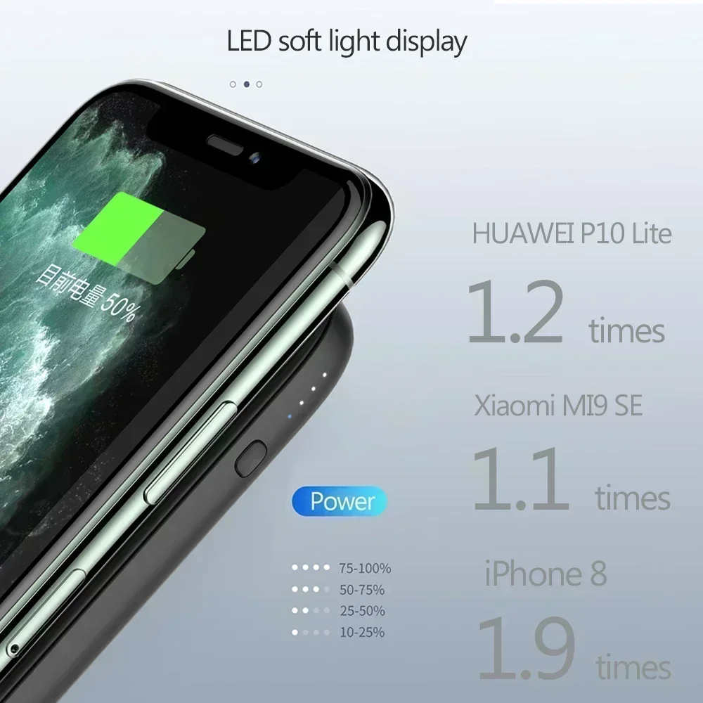 5000mAh Wireless Power Bank Fast Charging, 3 Ports USB C Portable Charger for Android Phones Xiaomi OnePlus Samsung Universal
5000mAh Wireless Power Bank Fast Charging, 3 Ports USB C Portable Charger for Android Phones Xiaomi OnePlus Samsung Universal