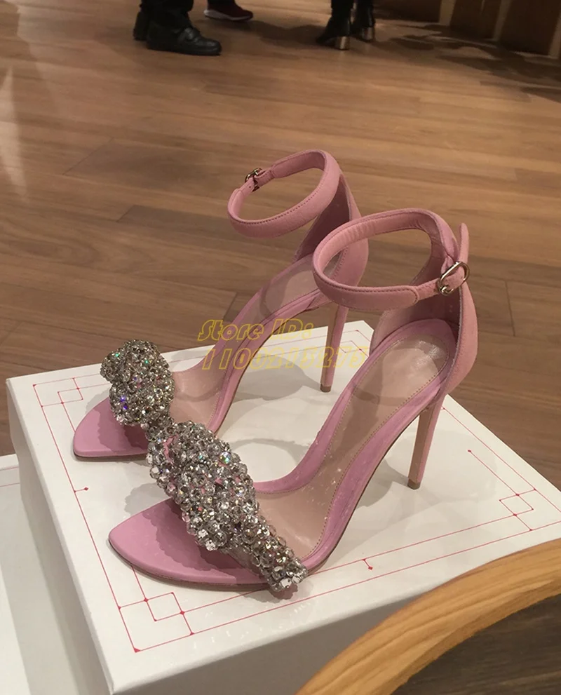 Crystal Pink Ankle Buckle Strap Sandals Thin High Heel Runway 2025 Summer Women Black Suede Cover Heel Ankle Buckle Strap Shoes
Crystal Pink Ankle Buckle Strap Sandals Thin High Heel Runway 2025 Summer Women Black Suede Cover Heel Ankle Buckle Strap Shoes