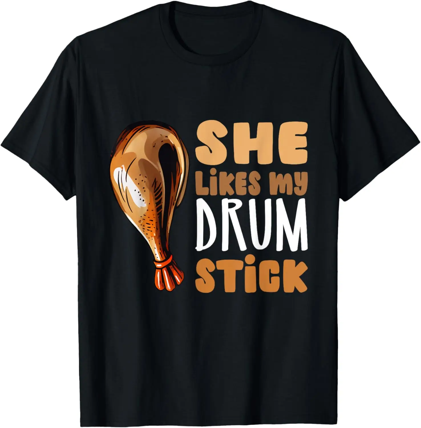She Likes My Drum Stick Funny Thanksgiving Couple Matching T-Shirt
She Likes My Drum Stick Funny Thanksgiving Couple Matching T-Shirt
