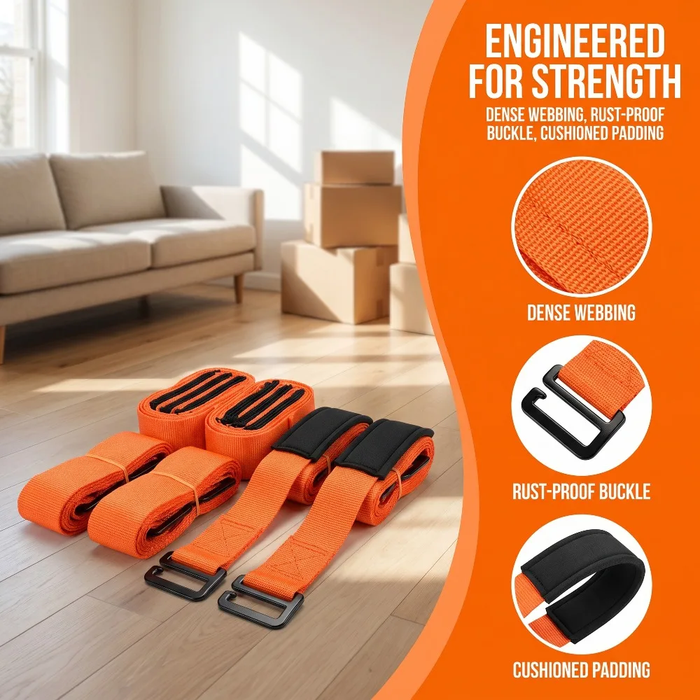 Adjustable Lifting Moving Strap Ropes Lift Cord Move Tool Heavy Objects Furniture Transport Belt Move Wrist Carrying Straps Tool
Adjustable Lifting Moving Strap Ropes Lift Cord Move Tool Heavy Objects Furniture Transport Belt Move Wrist Carrying Straps Tool