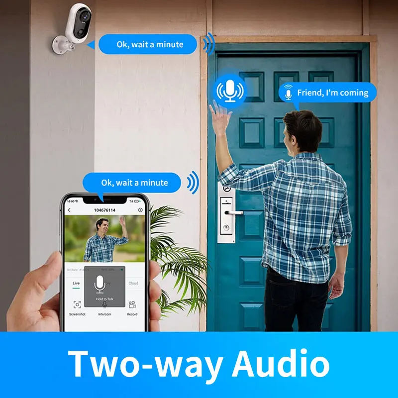 3MP 1296P Tuya APP Мощность батареи Низкое энергопотребление Беспроводная Wi-Fi IP-камера AI Обнаружение гуманоидов Домашняя безопасность CCTV Радионяня
3MP 1296P Tuya APP Мощность батареи Низкое энергопотребление Беспроводная Wi-Fi IP-камера AI Обнаружение гуманоидов Домашняя безопасность CCTV Радионяня