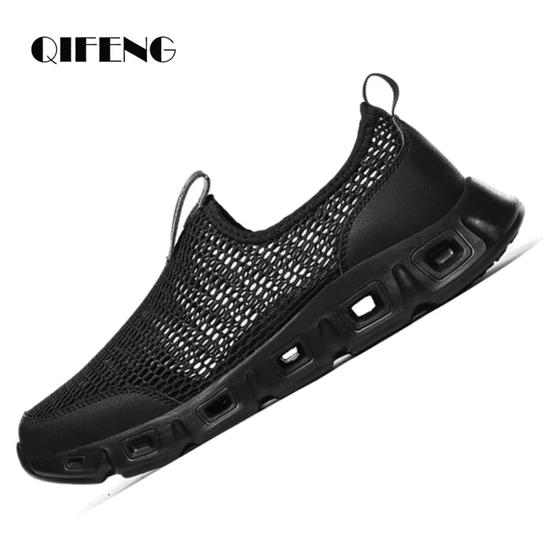 2025 Men Women Casual Shoes Summer Breathable Mesh Shoes Light Hard-Wearing Slip on Footwear Water Shoes Flat Net Footwear Black
2025 Men Women Casual Shoes Summer Breathable Mesh Shoes Light Hard-Wearing Slip on Footwear Water Shoes Flat Net Footwear Black