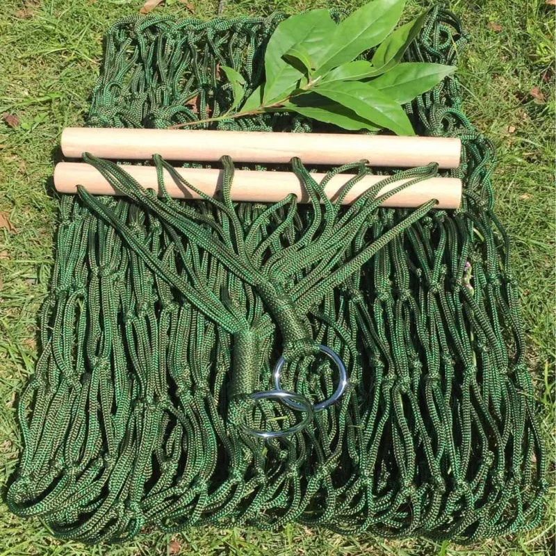 Anti Roll Cotton Mesh Hammock for Camping Outdoor Leisure with Short Pole Breathable Net Design
Anti Roll Cotton Mesh Hammock for Camping Outdoor Leisure with Short Pole Breathable Net Design