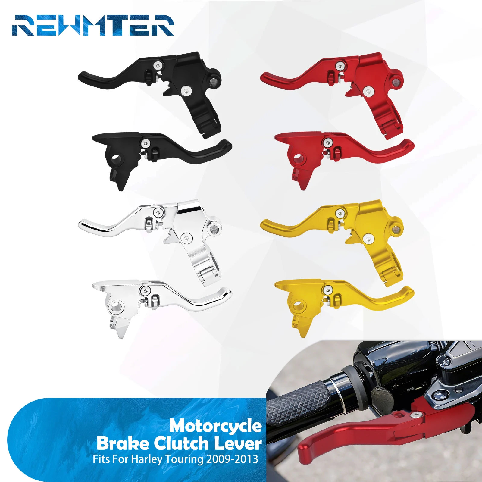 Motorcycle Brake Clutch Control Lever Aluminum Fingers Levers For Harley Touring Road King Road Street Electra Glide 2009-2013
Motorcycle Brake Clutch Control Lever Aluminum Fingers Levers For Harley Touring Road King Road Street Electra Glide 2009-2013