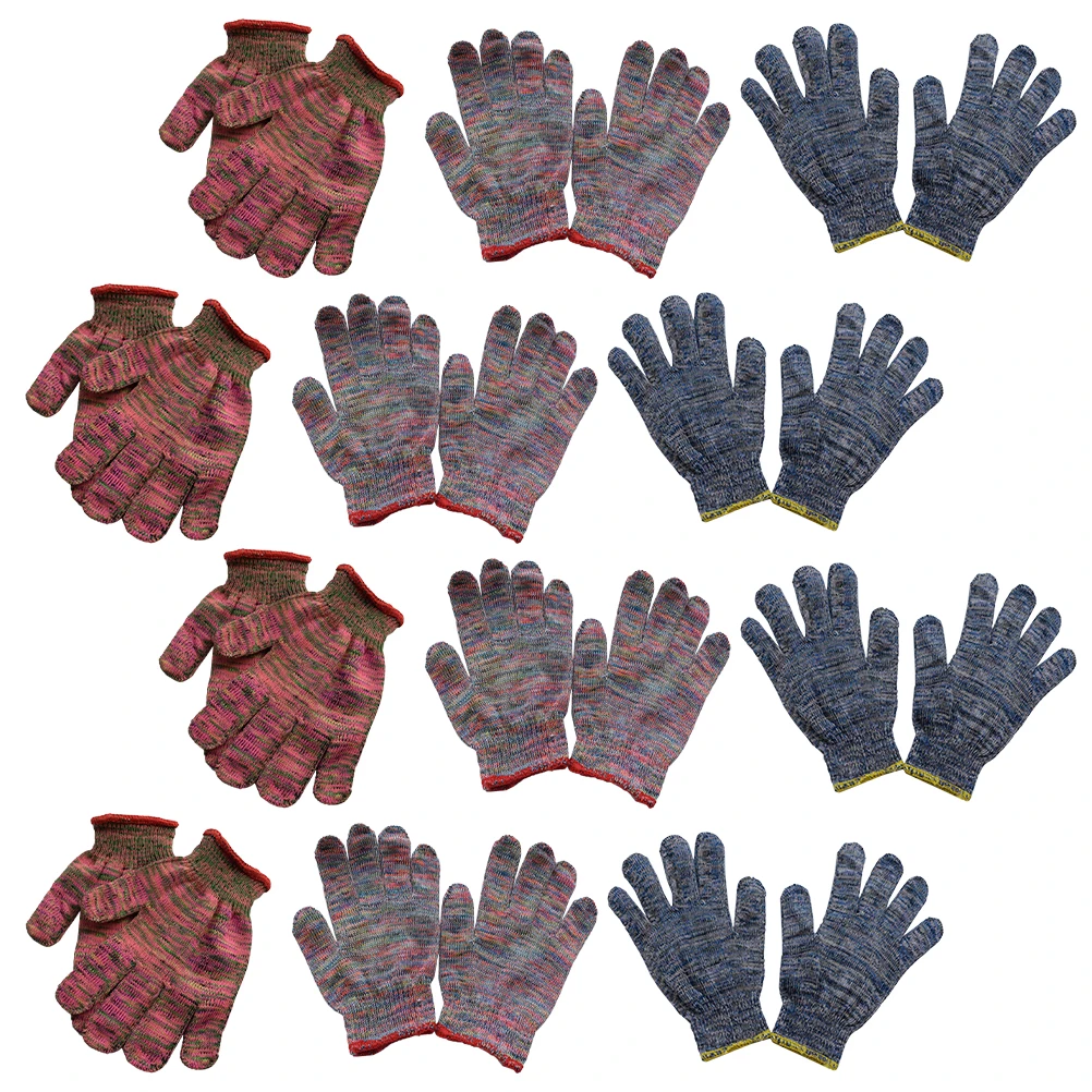 12 Pairs Anti-slip Wear-resistant Gloves Heavy Duty Protective Nylon Garden Work Outdoor Sports Long-lasting Comfort Flexible
12 Pairs Anti-slip Wear-resistant Gloves Heavy Duty Protective Nylon Garden Work Outdoor Sports Long-lasting Comfort Flexible