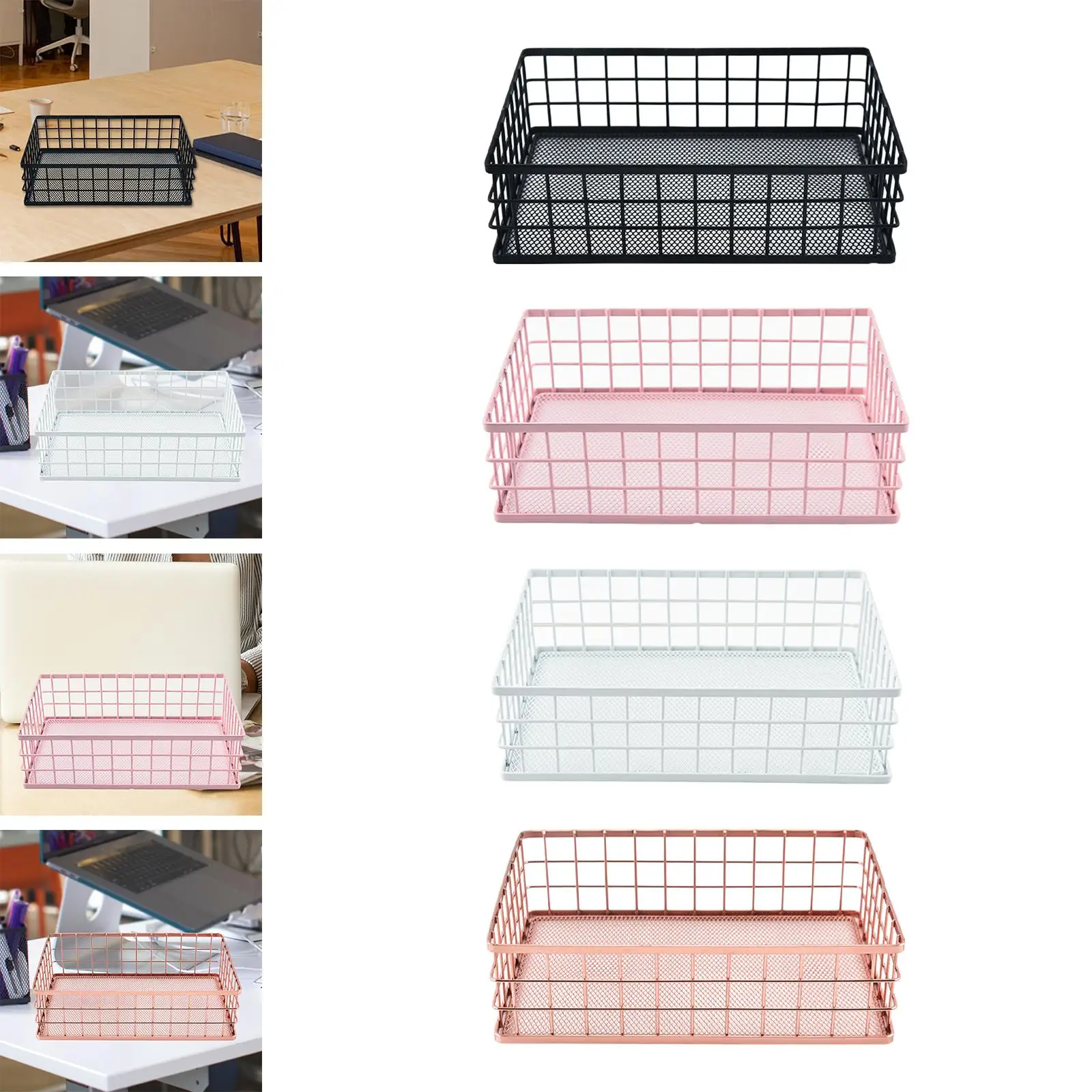 Desk Storage Basket, Iron Mesh Storage Tray, Jewelry Box, Wire Mesh Storage Boxes for The
Desk Storage Basket, Iron Mesh Storage Tray, Jewelry Box, Wire Mesh Storage Boxes for The