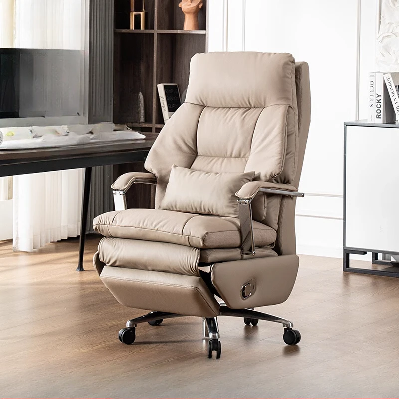 Massage Wheels Office Chair Nordic Leather Modern Comfortable Design Desk Chairs Recliner Computer Silla De Escritorio Furniture
Massage Wheels Office Chair Nordic Leather Modern Comfortable Design Desk Chairs Recliner Computer Silla De Escritorio Furniture