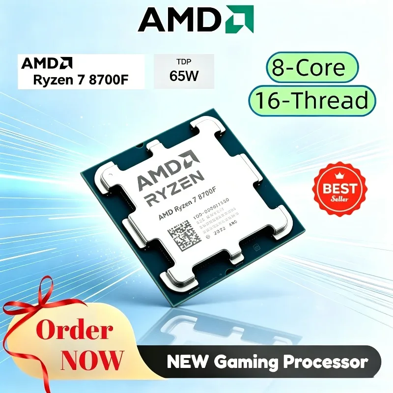 R7 8700F 8-Core 16-Thread 4.1GHz L3=16M 4NM 65W 100% Brand New Original AMD Ryzen 7 8700F NEW Gaming Processor DDR5 Socket AM5
R7 8700F 8-Core 16-Thread 4.1GHz L3=16M 4NM 65W 100% Brand New Original AMD Ryzen 7 8700F NEW Gaming Processor DDR5 Socket AM5