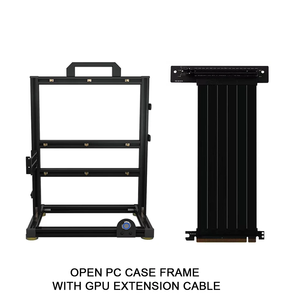 MOD Creative ITX MATX ATX Open PC Case Frame Rack,DIY Desktop Gamers Cabinet Aluminum with GPU Extension Cable
MOD Creative ITX MATX ATX Open PC Case Frame Rack,DIY Desktop Gamers Cabinet Aluminum with GPU Extension Cable