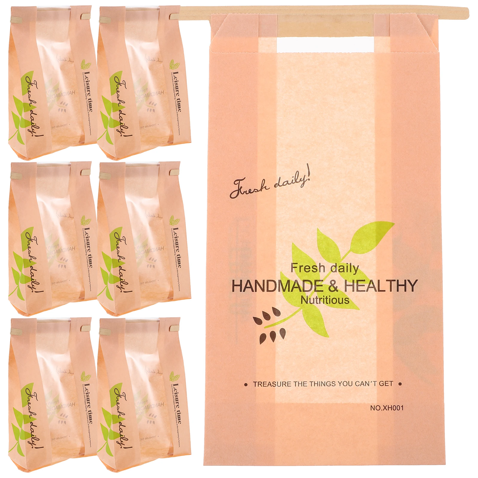 50pcs Wire Sealed Bread Toast Packaging Greaseproof Paper Bag Set 23 5x12x5 Green Leaf Food Grade Durable Bakery Bags Cookie
50pcs Wire Sealed Bread Toast Packaging Greaseproof Paper Bag Set 23 5x12x5 Green Leaf Food Grade Durable Bakery Bags Cookie