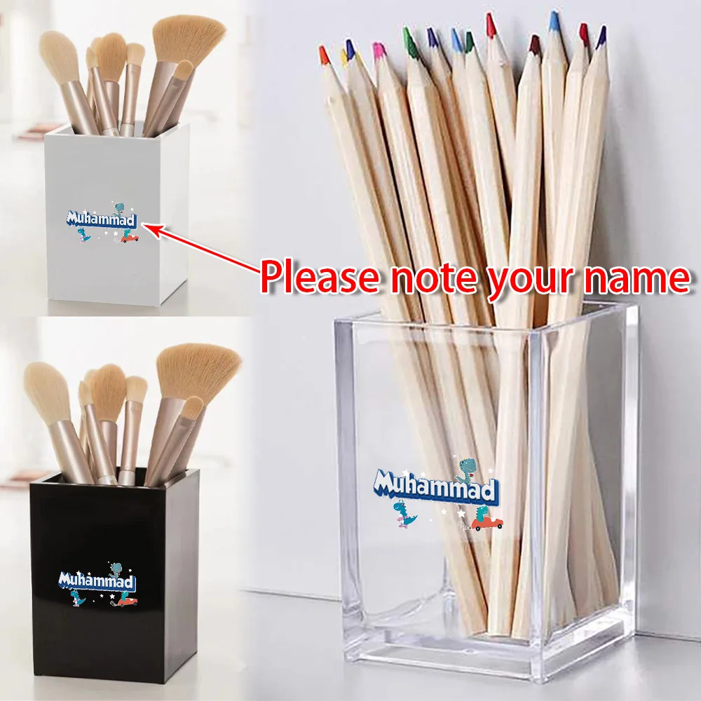 Customized Name Practical Acrylic Pen Holder Pencil Cup Stationery Holder Desk Organizer Storage Study Decor Office Accessories
Customized Name Practical Acrylic Pen Holder Pencil Cup Stationery Holder Desk Organizer Storage Study Decor Office Accessories
