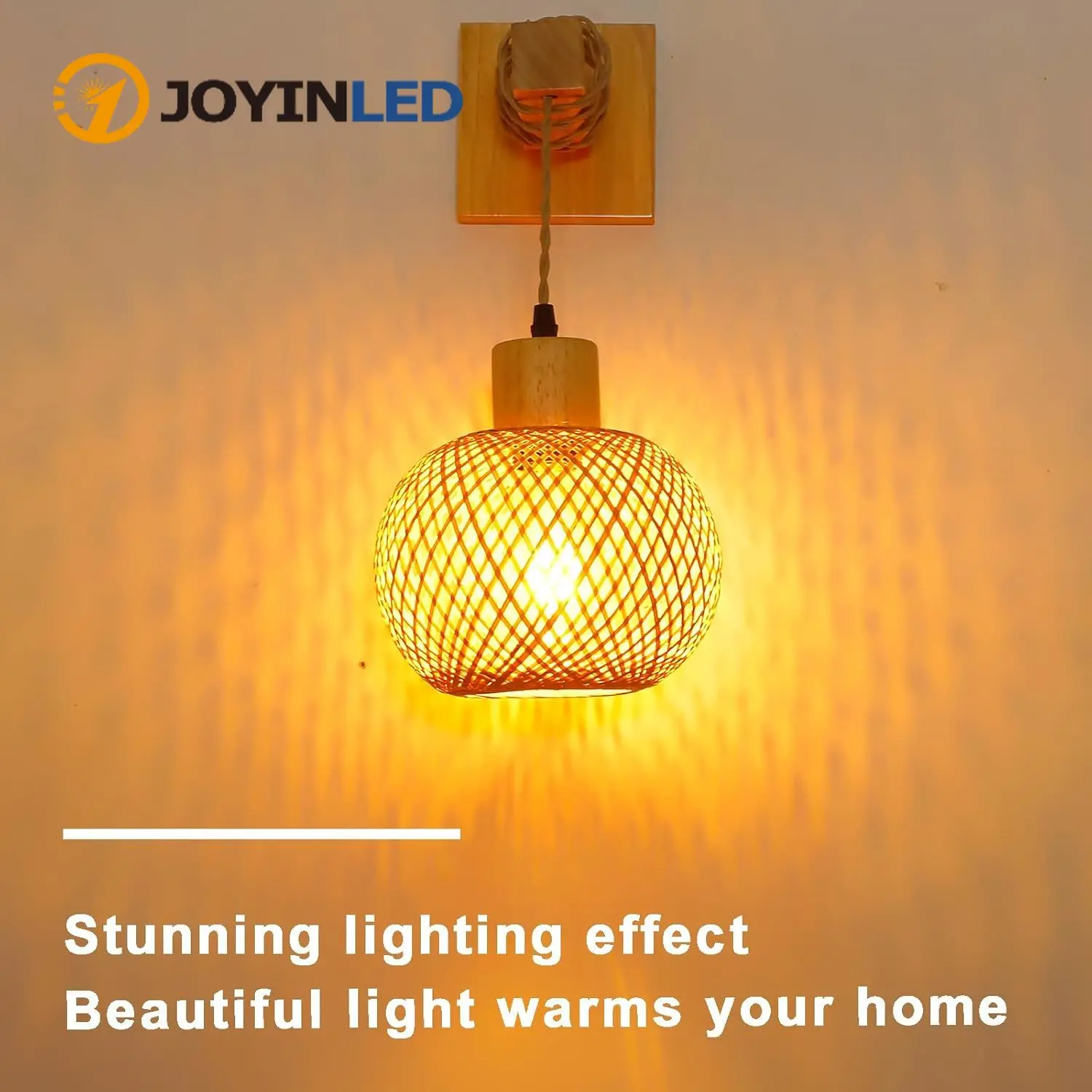 Creative Handwoven Boho Wall Light Bamboo Lantern Lamp E27 Rattan Woven Rope Wood and Metal Wall Sconces for Living Room Bedroom
Creative Handwoven Boho Wall Light Bamboo Lantern Lamp E27 Rattan Woven Rope Wood and Metal Wall Sconces for Living Room Bedroom