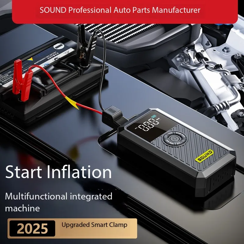 4-IN-1 Car Jump Starter with Air Compressor Car Auto Battery Booster Device150PSI Air Pump Portable Power Bank Tire Inflator
4-IN-1 Car Jump Starter with Air Compressor Car Auto Battery Booster Device150PSI Air Pump Portable Power Bank Tire Inflator
