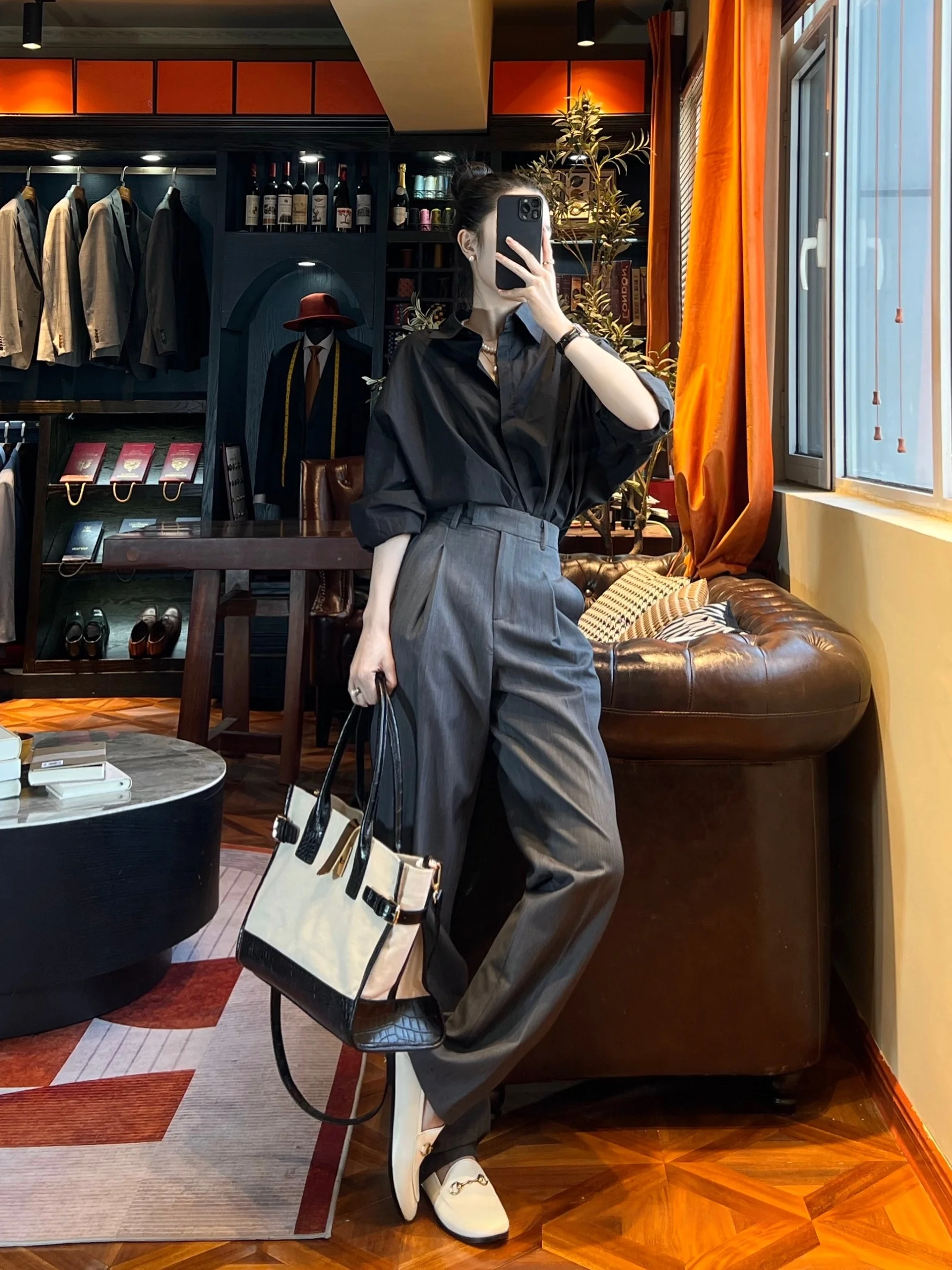 Женские брюки Jiang с высокой талией, весенне-летние, облегающие, повседневные, офисные, длинные, модные, больших размеров
Женские брюки Jiang с высокой талией, весенне-летние, облегающие, повседневные, офисные, длинные, модные, больших размеров