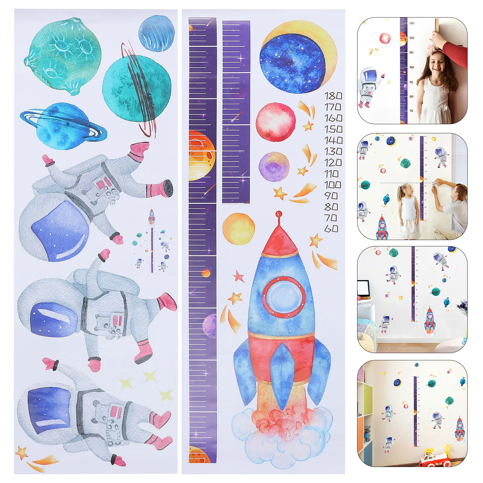 Kids Height Chart Wall Sticker Removable PVC Stickers Children Room Decal Measuring Astronaut Height Chart Gauge Trendy Decor
Kids Height Chart Wall Sticker Removable PVC Stickers Children Room Decal Measuring Astronaut Height Chart Gauge Trendy Decor
