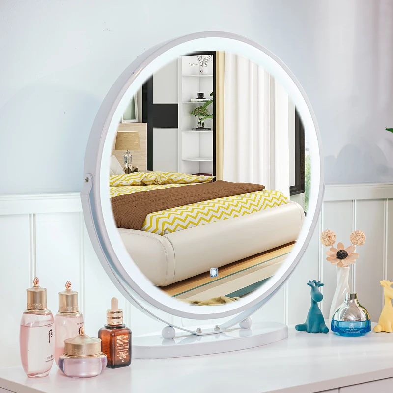 Desk Led Decorative Mirrors Bedroom Cosmetic Round Decorative Mirrors Standing Nordic Specchio Decorativo Room Decor Aesthetic
Desk Led Decorative Mirrors Bedroom Cosmetic Round Decorative Mirrors Standing Nordic Specchio Decorativo Room Decor Aesthetic