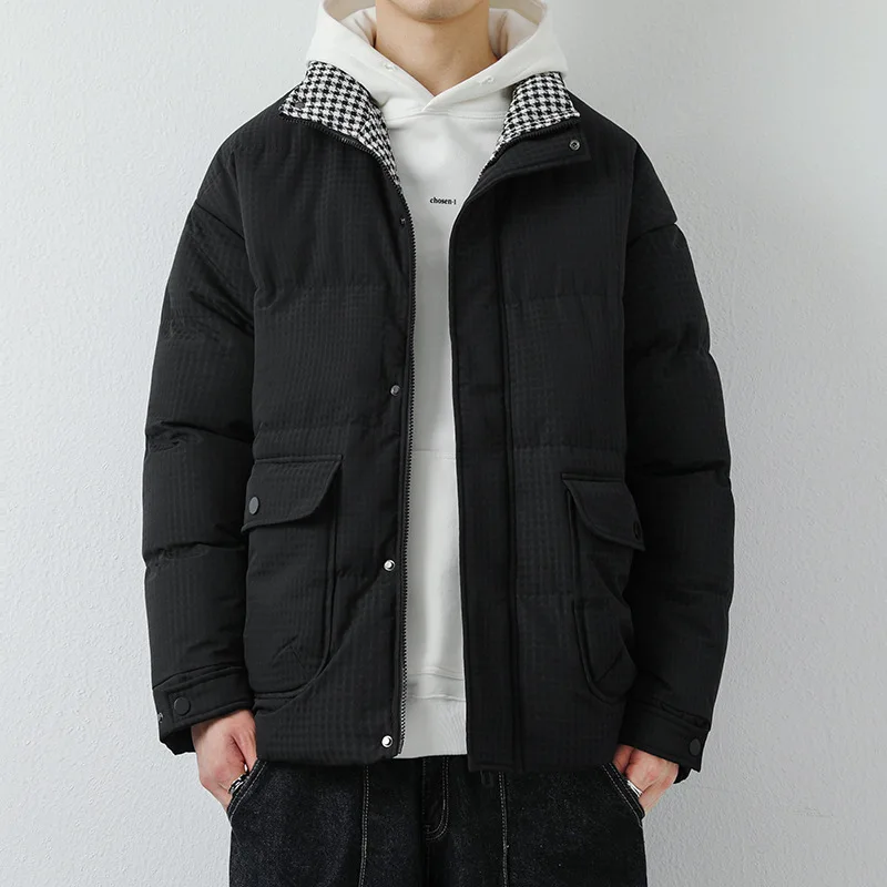 New Men's Cotton-padded Clothes Thickened Fashion Down Cotton-padded Jackets Winter Men's Clothing
New Men's Cotton-padded Clothes Thickened Fashion Down Cotton-padded Jackets Winter Men's Clothing